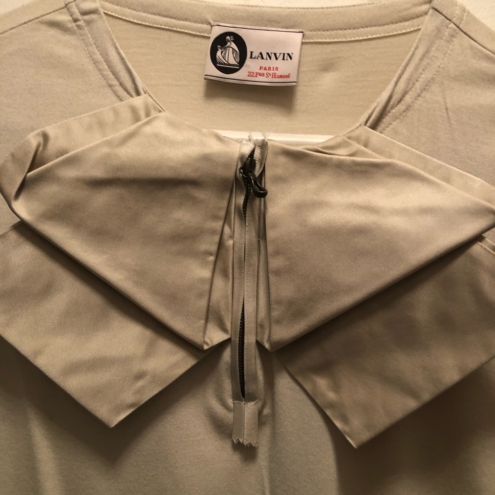 Lanvin stunning bow shirt